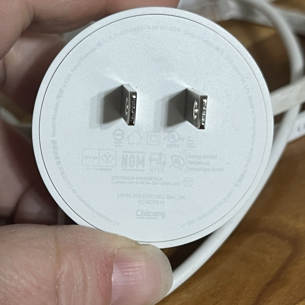 Google H2D Nest Wifi Router and Point Untested Cords Included - Picture 3 of 7